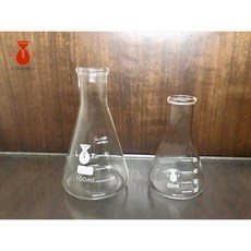 三角瓶 錐形瓶 實驗室玻璃燒杯, 50ml, 1個