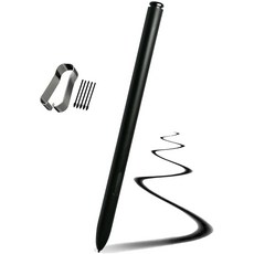 W-10 스타일러스 펜 교체품 Remarkable Marker Plus 펜용 향상된 지우개가 있는 1/2 펜과 호환되는 교체(블랙), W-10 스타일러스 펜 교체품, Remarkable M