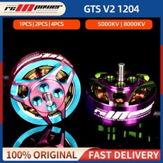 124PCS RCINPOWER GTS V2 1204 브러시리스 모터 5000KV8000KV 2-4S Lipo 실내 RC FPV 드론 쿼드콥터 1.6-2., 02 1PCS 8000KV