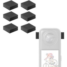 Insta360 X4 X3 X2 카메라용 CAPART 마이크 윈드 머프 교체 리듀스 패드, 1세트, MUFF-6-A