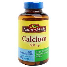 NatureMade 萊萃美 鈣維他命D3軟膠囊, 1個, 100 件