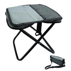 YANYUCB Portable Folding Chair Ultralight Collapsible Stool Camping Chair Handbag Style Pocket Fol, Grey