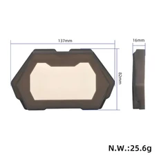 KUGOO G2 /KUKIRIN G2 Max G2 Master 용 방수 대시 보드 실리콘 커버 스크래치 방지 내구성 디스플레이 스크린 케이스, 03 Black