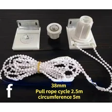 블라인드 클러치 롤러 쉐이드 커튼 수리 액세서리 금속 브래킷 비드 체인 28mm, 04 f