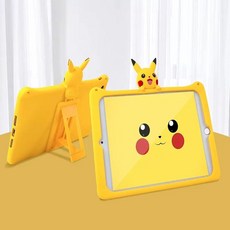 시나모롤 아이패드 케이스 거치대 귀여운 산리오 커버 에어 미니 프로 태블릿 캐릭터, 1개, G. 피카츄+스트랩