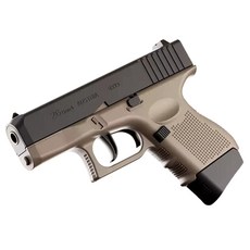 UB 미니건 시리즈 콜트 글록 데저트이글 너프건 자동연사 탄피배출, 미니 글록 브라운, 1개