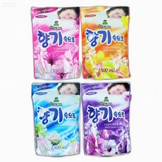산 향기속으로 섬유유연제 리필 1300ml 일반세탁기겸용 꽃향기, 1개