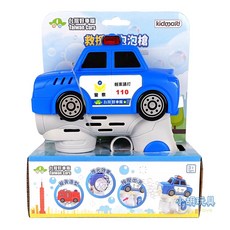 台灣好車隊 警車泡泡槍 消防車泡泡槍, 1個, 警車-附電池,自行安裝(國際牌)