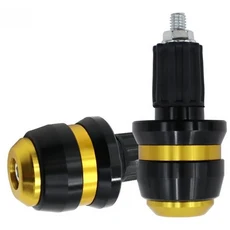 [호환] 핸들 바 엔드 그립 범용 혼다 Ducati Yamaha Kawasaki 7/8 "22mm 오토바이 카운터 웨이트 플러그 슬, 01 금