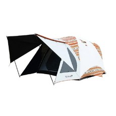 OutdoorBase 彩繪天空鋁合金300帳(月光白) 露營帳篷