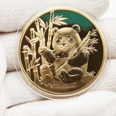 기념주화 수집용 은화 골드코인 메달 금속 인테리어장식품 컬렉션 선물용 고급 디자인, 판다 골드 스타일 4