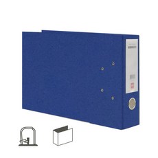 풀드림몰 OD A4 가로형 아치바인더 2공 7cm 홀간격 8cm 청색 a4바인더2공, 본상품