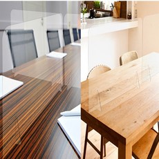 백돌 투명 아크릴가림막, 600x400 뚫림