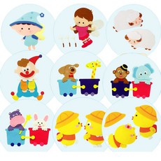 청양토이 환경꾸미기 펠트 공간꾸미기, 1세트, 하늘요정