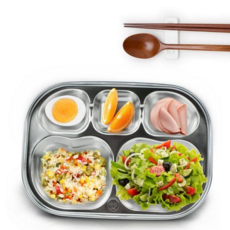 성인 식판 다이어트 스텐 학생 스테인리스 식판 반찬 나눔 급식 성장기 유치원 유아 캠핑