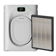 Voltmate 가정용 대형 공기청정기 반려동물 모발 털포집기 20평 실내용 사무실용 저소음 스마트 청정기, 필터(한 세트에 2장 포함), P280