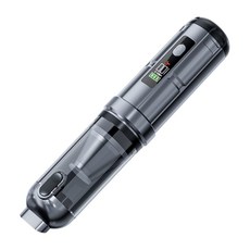 SUITU 直筒無線吸塵器 15000Pa強勁吸力 463g輕巧便攜 LED電量顯示, 黑, 無刷直筒吸塵器