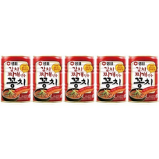 샘표 김치찌개용 꽁치, 5개, 400g