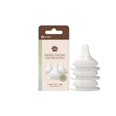 베베그로우 젖꼭지 3p, S (1개월~3개월), 1개