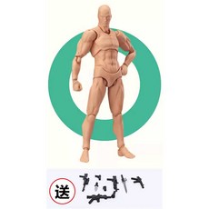 프리미엄 스케치인형 전신 구관인형 포즈 남성 구체관절, 1개