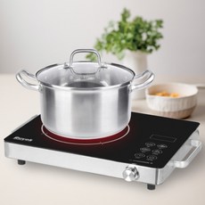 코엠엑스 고화력 1구 하이라이트 전기레인지, 프리스탠딩, 2000W