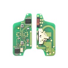 KEYYOU 푸조 207 파트너 시트로엥 C2 ASK/FSK 원격 키 전자 회로 기판 2/3 버튼, 1개