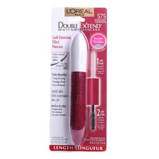L'OREAL PARIS 巴黎萊雅 L'Oreal Double Extend Beauty Tube 睫毛膏 Step1 5.2ml + Step2 5.0ml, 1個, 最黑的黑