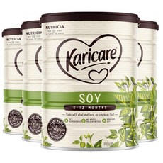 캐리케어 Karicare 식물성 소이 인펀트 분유 0-12개월 1단계, 4개, 900g