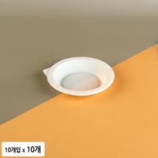 해피존 일회용 에코팩 위생 접시 10cm(10개입), 10개, 10개입