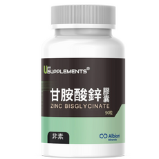 UrSUPPLEMENTS 甘胺酸鋅膠囊, 33g, 1個
