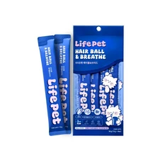 라이프펫 기호성 테스트 맛보기 고양이 헤어볼 영양제 기관지 호흡기 구토 츄르 4p, 1개