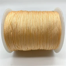 중국 매듭용 나일론 코드 실 마크라메 코드 팔찌 꼰 끈 DIY 술 샴발라 밧줄용 구슬 장식 10 야드/로트 1mm, 31 29