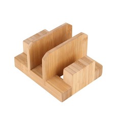 Donxote 대나무 도마 정리함 랙 냄비 뚜껑 베이킹 팬 제빵기구 나이프 홀더 주방 접시 요리책용 캐비닛 조리대 보관 스탠드 261008