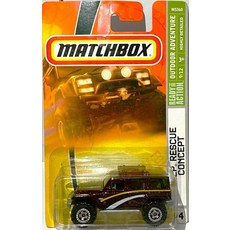 해외 Matchbox 아웃도어 어드벤처 지프 레스큐 컨셉 912 by 미국매장정품+ 1851672, 해외 Matchbox 아웃도어 어드벤처 지프 레스큐 컨