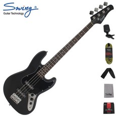 스윙 베이스기타 재즈킹 Swing Bass Jazz King Matt Black, 매트블랙, 2개, Jazz-King