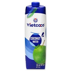 월드푸드 베트남 비엣코코 코코넛워터 100% 대용량 1000ml 이온음료 Coconut Water, 1개, 1L