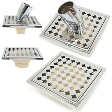 역류방지 악취차단 150 mm 욕실 배수구 트랩 육가 욕실유가 화장실 바닥 유가 50/60/75파이, 세탁기형 세트 50(세탁육가), 1개