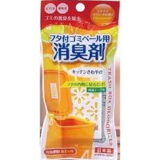 不動化學 垃圾桶除臭貼片 柑橘香, 1個