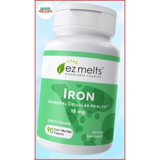 EZ 멜츠 해성 아이언 18mg 무설탕 3개월