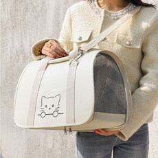 코코다 반려동물 슬링백, 1개, 웜베이지