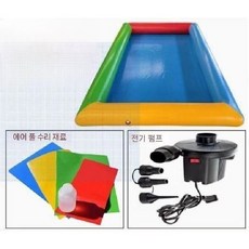 볼풀장 플레이매트 대형 식당 볼풀 물놀이 사각 쿠션 키카 놀이방, 3x3m 사각 풀 (펌프 포함), 1개