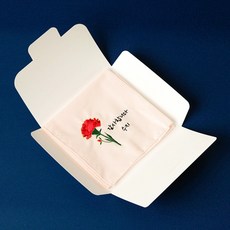 [뉴욕포장] 손수건 종이 포장박스 3가지 색상 - 50매, 50개, 화이트