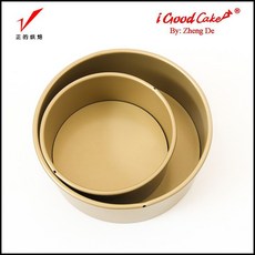 i Good Cake 8吋 金色不沾 直款碳鋼 活底蛋糕模 圓形 蛋糕模, 詳見包裝