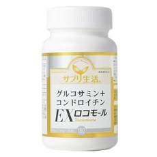 Sapuriseikatsu 葡萄糖胺軟骨素EX Locomoru補充錠 66.6g, 180顆, 1罐