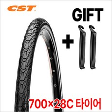[CST] 700 x28c 펑크방지가드 와이어 픽시 로드 타이어 - 타이어레버 증정, 1개