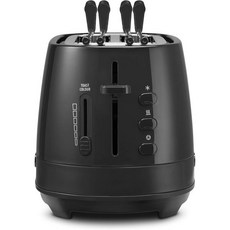 De Longhi 드롱기 CTLAP2203 토스터기와 집게 550와트 오렌지색, Black