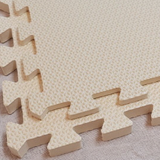 TOTALMAT 巧拼墊 60*60cm 4入, 20mm, Cream Beige