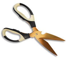 恆樂居家 多功能鈦鋼不沾剪刀, 金色, 1個