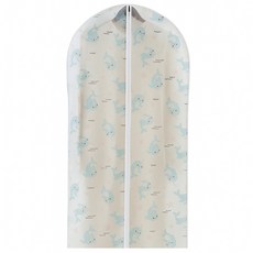 卡通圖案拉鍊衣物防塵套 西裝套 衣物收納袋 防塵防潮, 1個, 5個裝