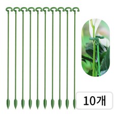 그린스하비 원예용 식물 지지대 58cm, 10개